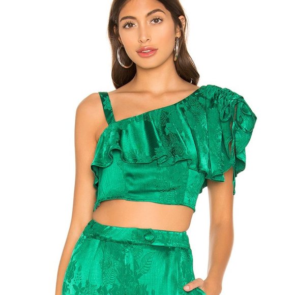 Tularosa Tops - Tularosa chase one shoulder tank kelly green